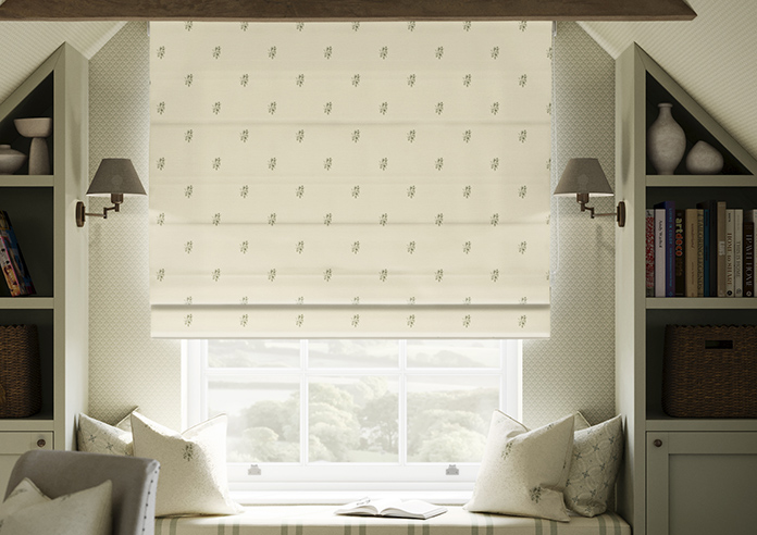 Pensford, Posey Bud Green - Roman Blind - Image 3